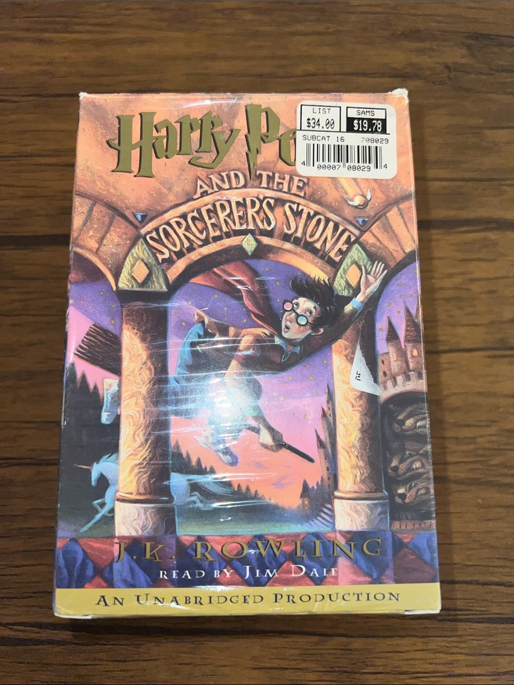 1999 Harry Potter and the Sorcerer's Stone Audiobook Cassette Set